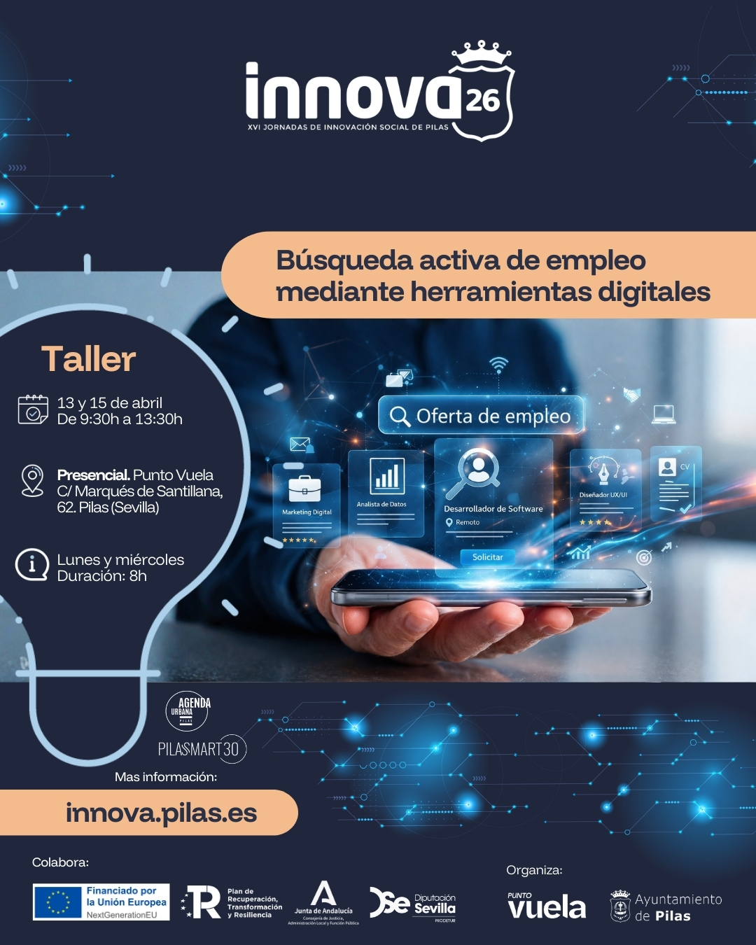 Taller · Búsqueda activa de empleo mediante herramientas digitales 