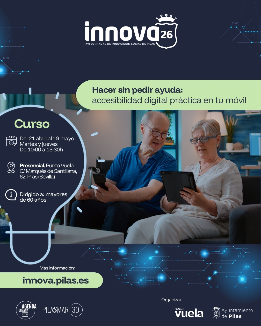 Curso · Hacer sin pedir ayuda: accesibilidad digital práctica en tu móvil